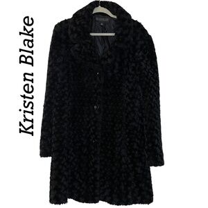 Kristen Blake Black Faux Fur Size XL